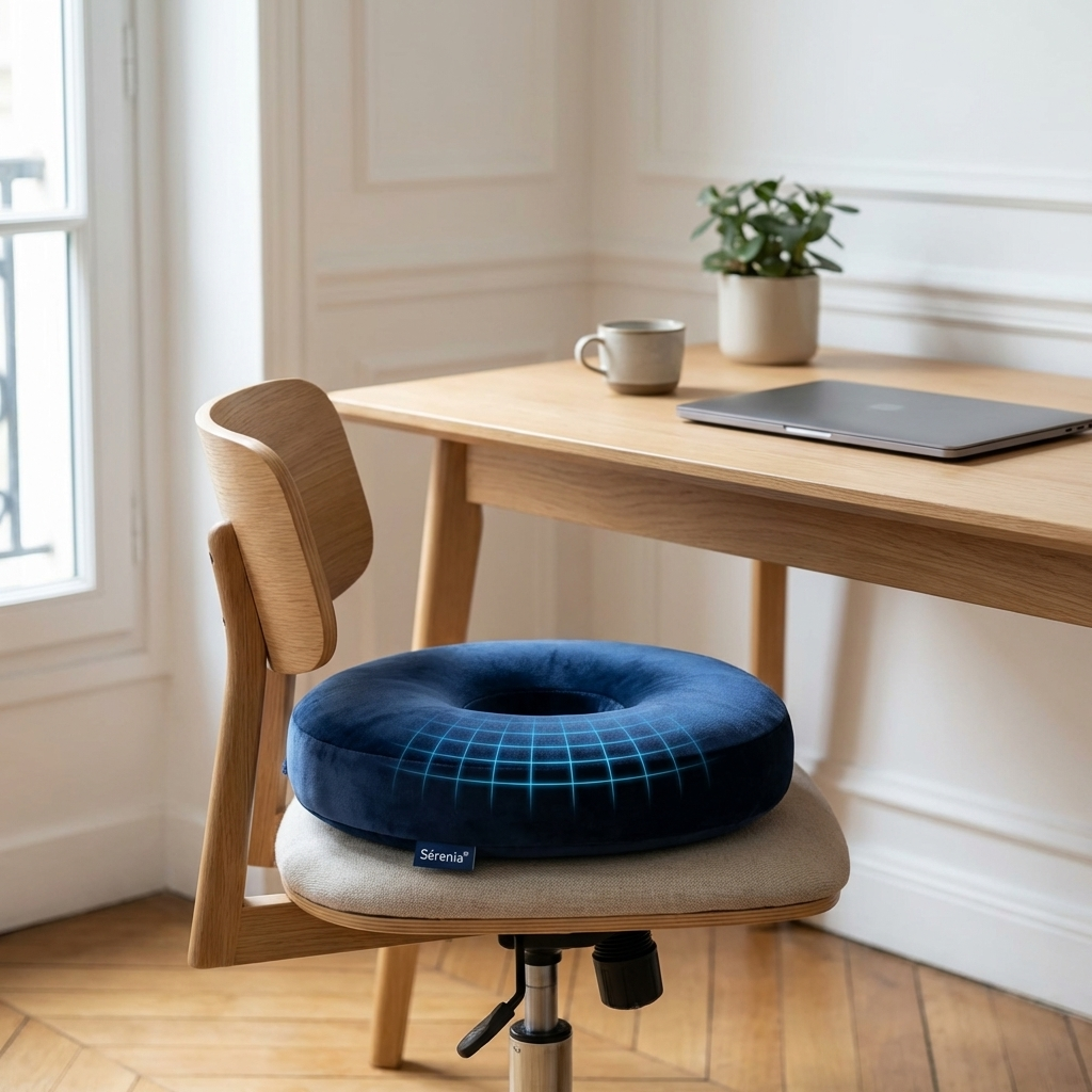 Coussin Hémorroïde Mémoire de Forme Sélenia