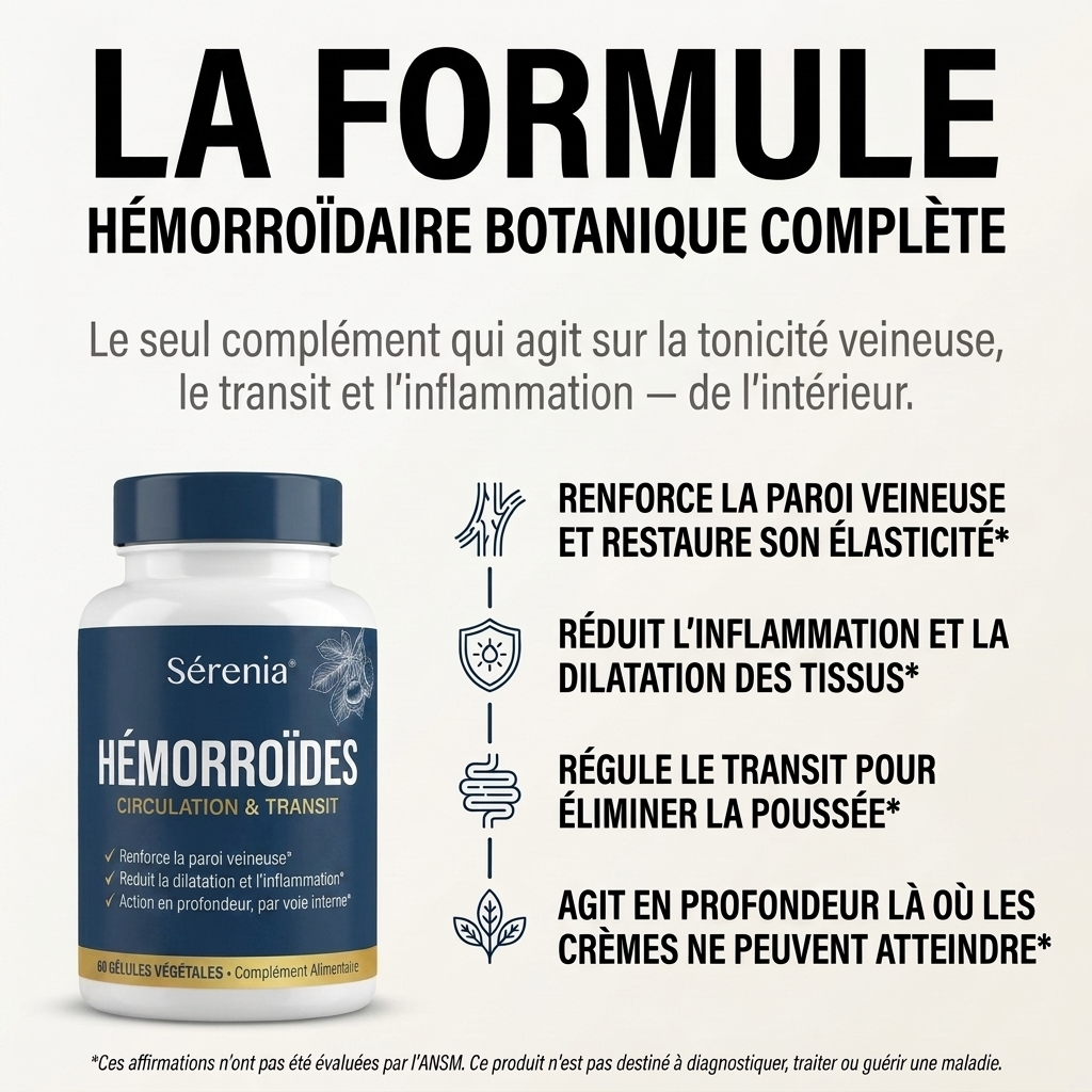 Sérenia® Hemorrhoid Complex - The Botanical Formula Designed to Break the Cycle of Recurrences