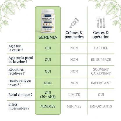 Support Naturel Hémorroïdaire : Stop les saignements, brûlures & douleurs
