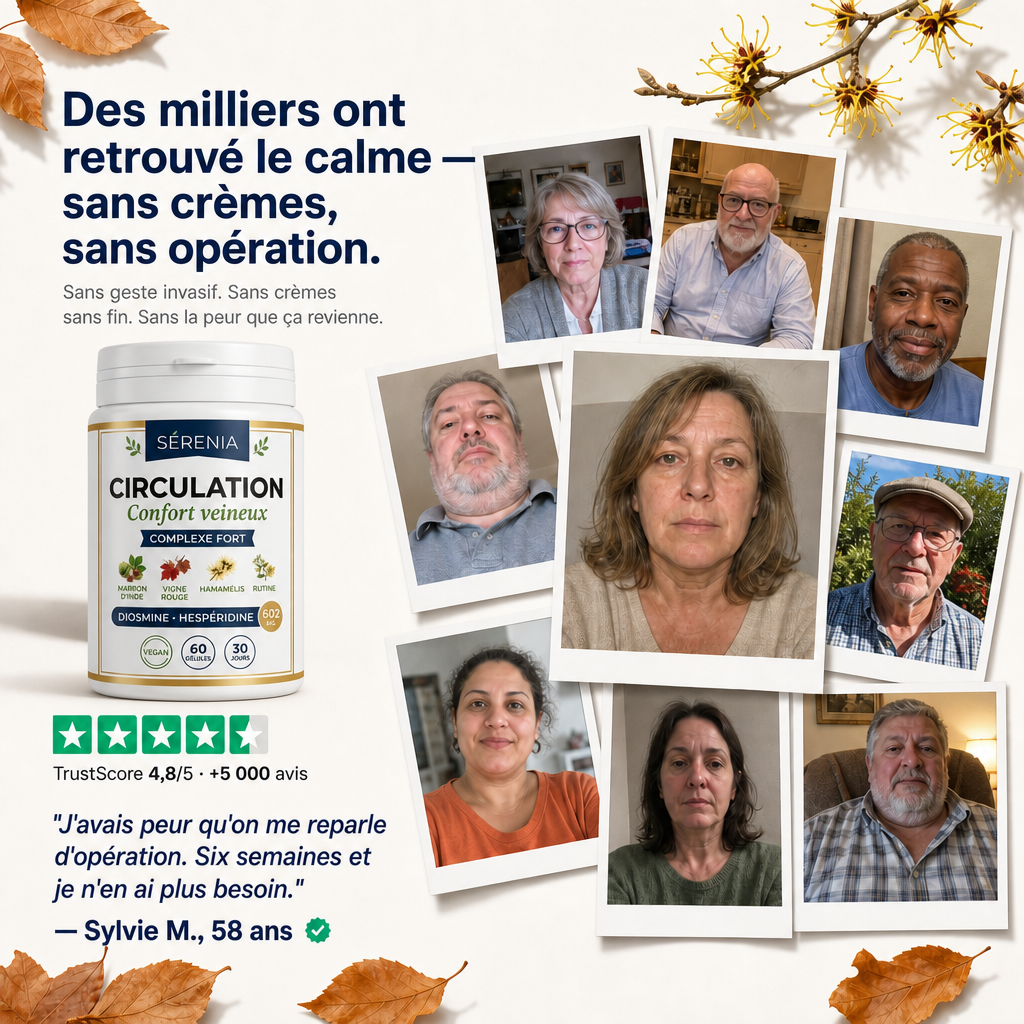 Support Naturel Hémorroïdaire : Stop les saignements, brûlures & douleurs